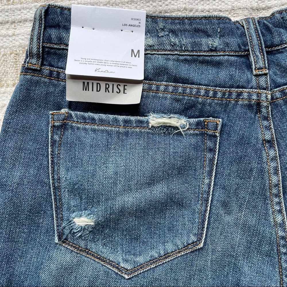 KanCan Button Fly Distressed Shorts - Picture 7 of 8